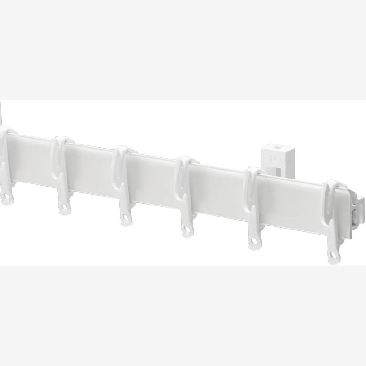 Swish Sologlyde flexible white PVC curtain track