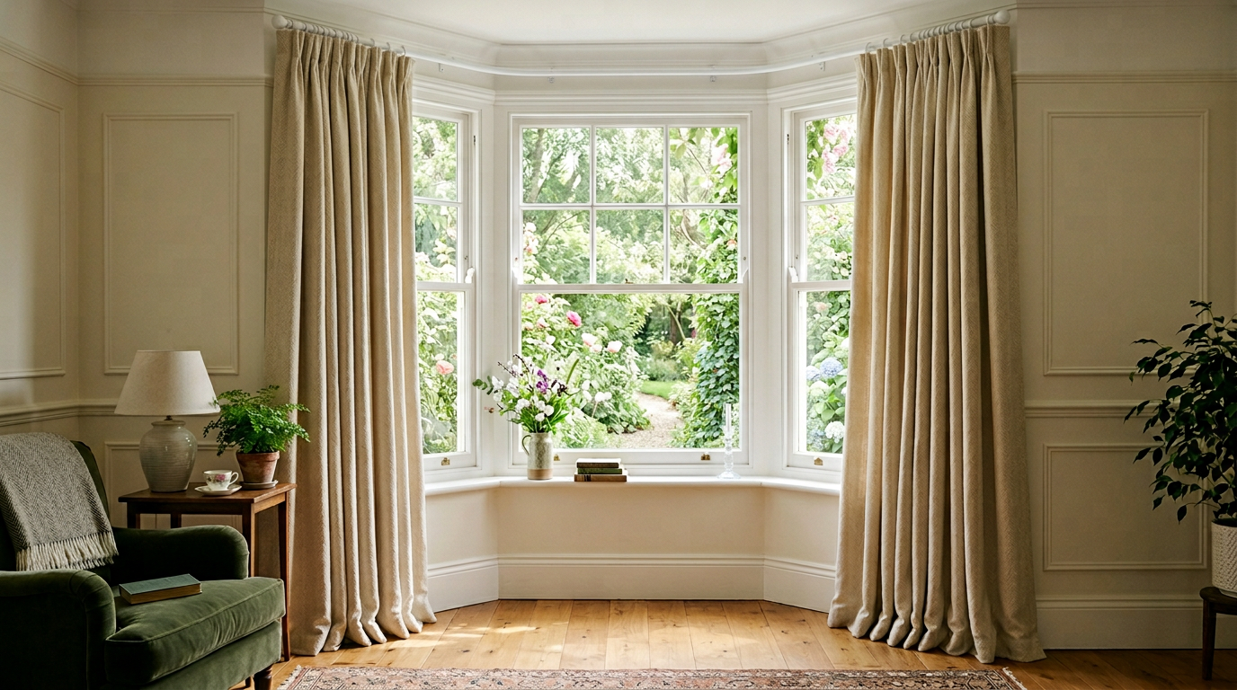 Swish Curtain Track for Bay Windows